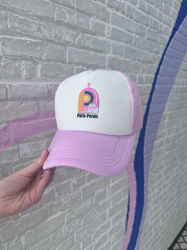 Casquette Rose Paris-Pornic