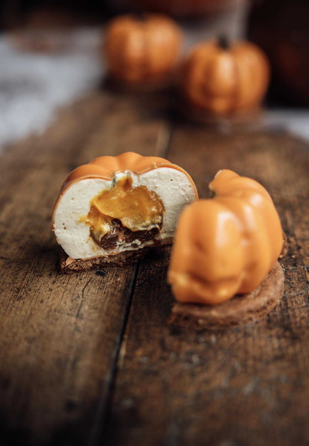 Pâtisseries halloween Citrouilles Paris Pornic