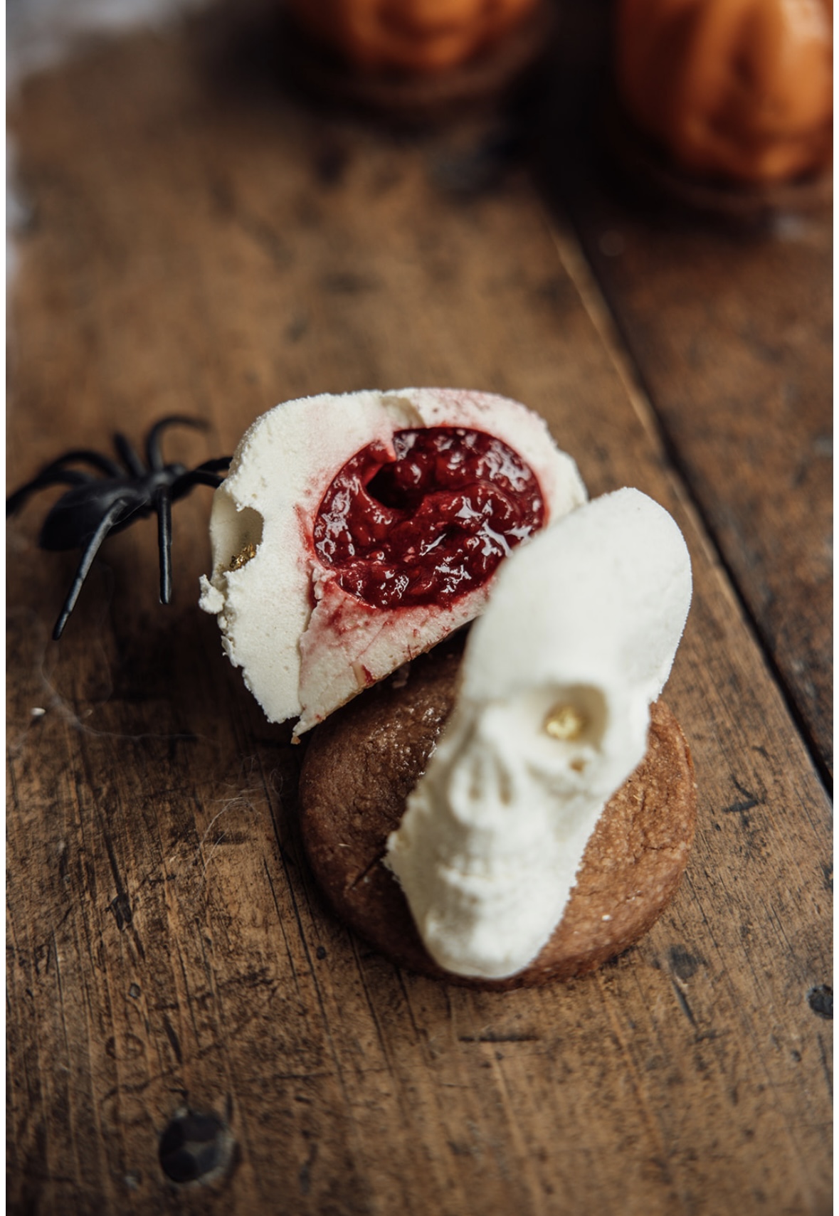 Pâtisseries halloween tête de mort Paris Pornic