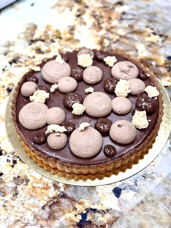 Tarte Choco Caramel - Paris-Pornic