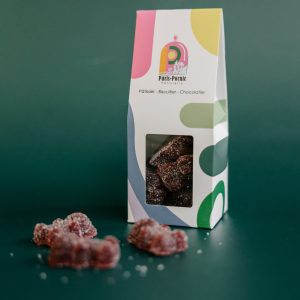 Oursons pâte de fruits framboise